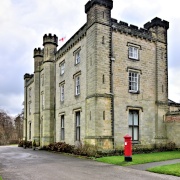 Chiddingstone Castle and its Post Box
