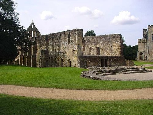 The Abbey Ruins at the town of Battle in Sussex