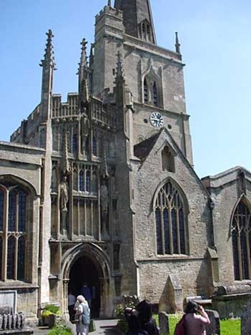The wonderful Burford Church. Well worth a visit