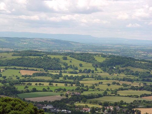 one of the many views from the malvern hills