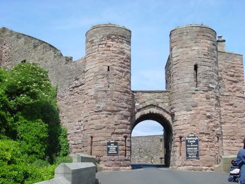 A picture of Bamburgh Castle