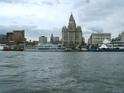 liver buildings on waterfront