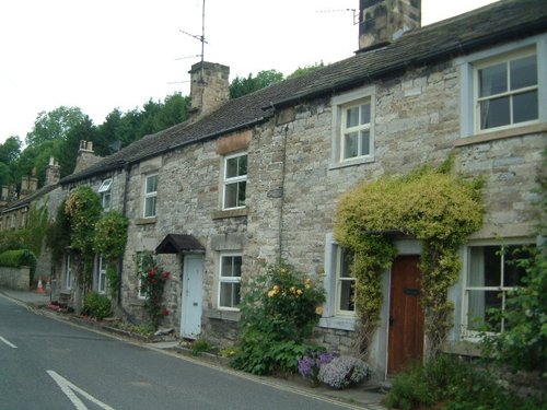 Row of terraced houses - Ashford in the Water, Derbyshire