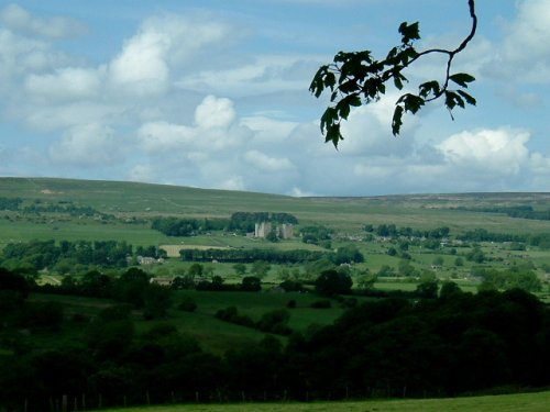 View of Castle Bolton, Yorkshire