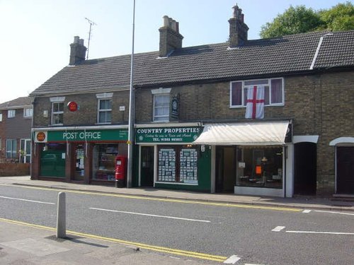 Main road through village