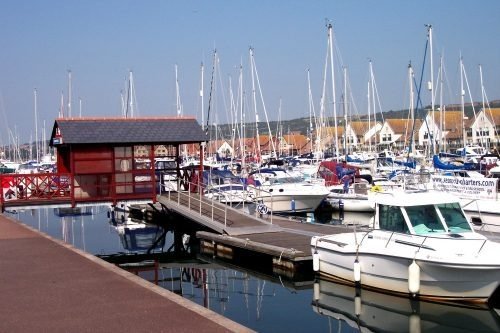 Boarding point for cruisers. Port Solent