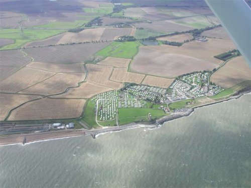 Reculver from the air