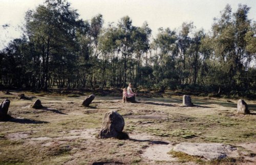 Nine Ladies Stone Circle, Stanton Moor, the Peak District