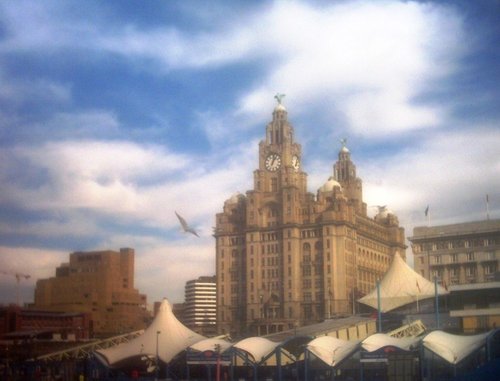Liver building in Liverpool