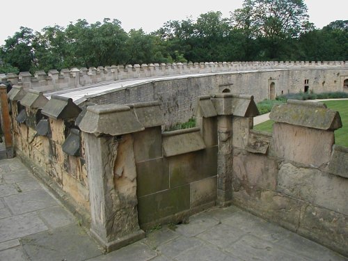 Bolsover Castle Wall