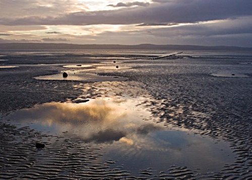 Caldy Beach at Sunset