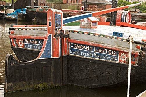 Boats on display, Ellesmere Port Boat Museum