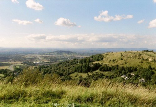 Birdlip, Gloucestershire.  From the hill