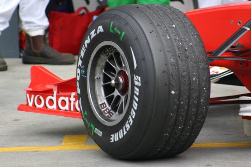British Grand Prix - Detail of the Ferrari