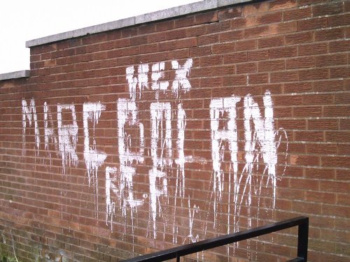 Graffiti along New Gate Lane, Mansfield