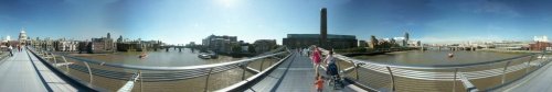 Millenium Bridge - Panoramic