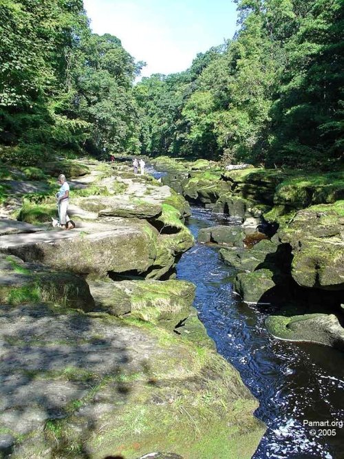 The Strid at Bolton Abbey, North Yorkshire
