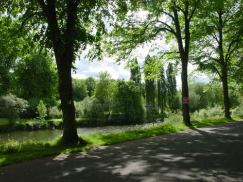 Walking along the River Severn at Shrewsbury, Shropshire