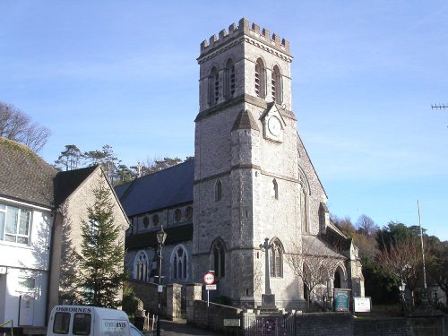 The church in Beer, Devon