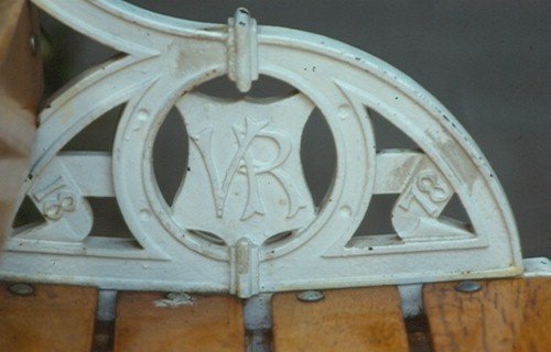 Bench (detail), Main Glass House, Kew Gardens, London