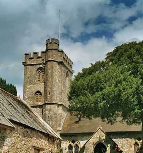 St Michael's church from the green