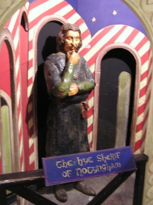 Sheriff of Nottingham at the Sherwood Forest Visitors Centre