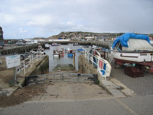 The old slip at West Bay harbour