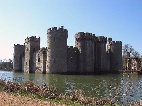Bodiam Castle side view