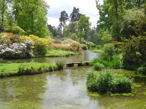 Clapper Bridge in Leonardslee Garden