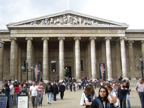 Front of the British Museum, London
