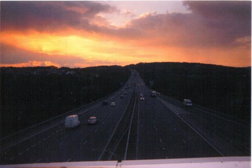 Overlooking M4 Motorway, Sarn, Bridgend