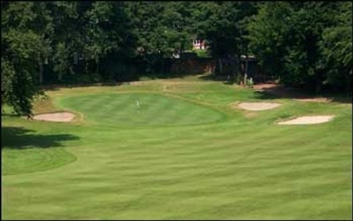 View of the 8th Hole at Prestwich Golf Club