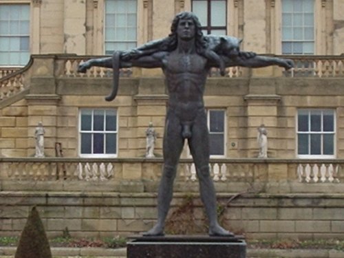 Statue of Orpheus in the Garden of Harewood House (Leeds)