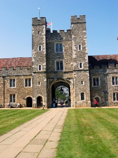 Knole House Inner Courtyard