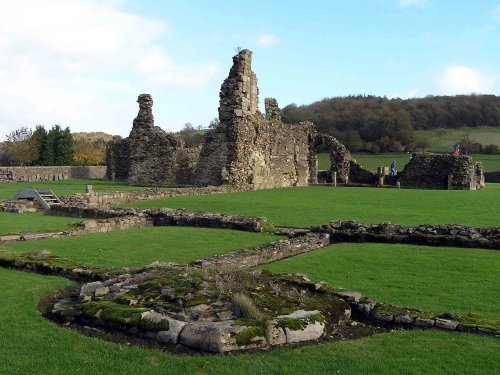 Ruins of Sawley Abbey, Rible valley, Lancashire
