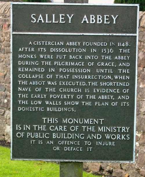 Sawley Abbey, Lancashire