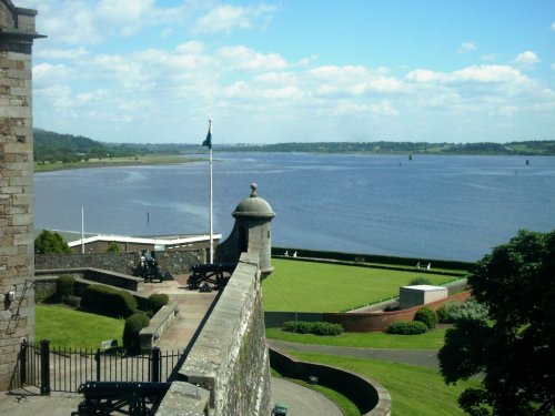 A view of the river clyde from Dumbarton Castle