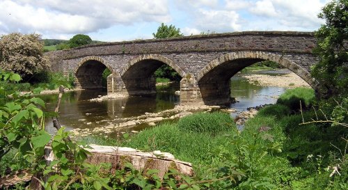 Bridge over the Ribble at West Bradford, Lancashire