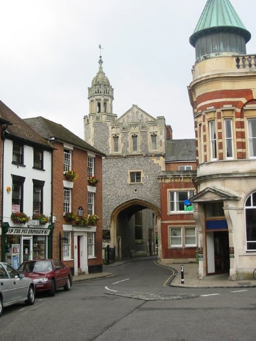 Corn Market in Romsey, Hampshire