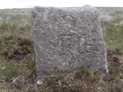 2 mile stone. Dartmoor
