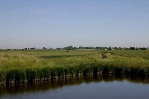 Towards Churchend Village, Foulness Island, Essex