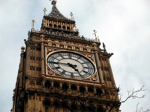 Up close and personal with Big Ben.
