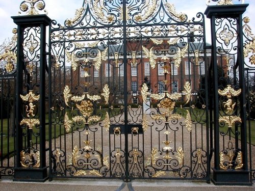 The gates of Kensington Palace, London