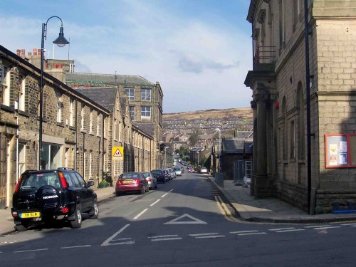 Brougham Road in Marsden, West Yorkshire
