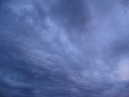 The big sky of Lincolnshire under unusual Atlantic weather.