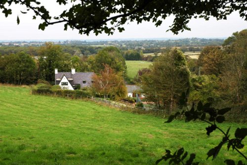 South Downs over looking Edburton and Fulking in West Sussex