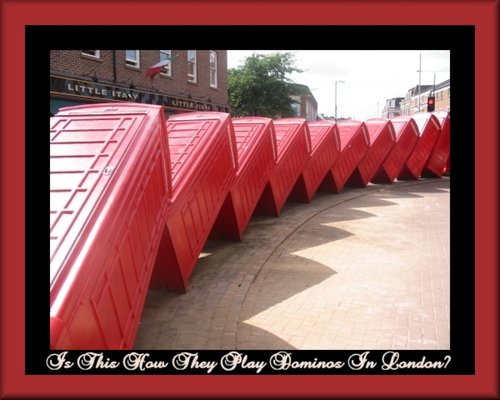 A game of Dominos in Kingston London