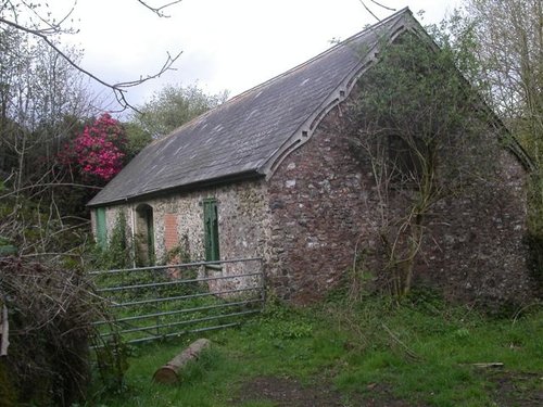 Boat house. The Blackdown hills in Somerset