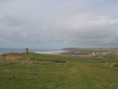 The lookout tower at compass point, Bude