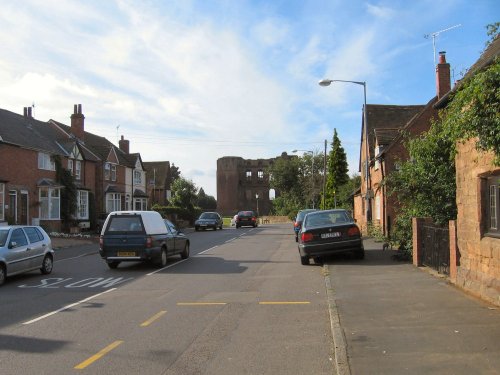 View of Kenilworth and its Castle, Warwickshire.